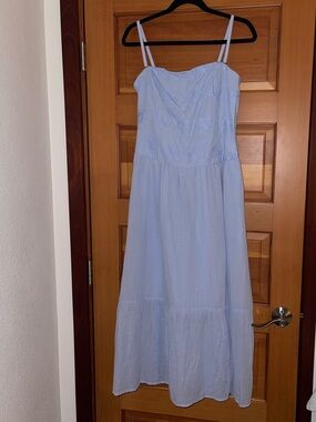 CLOSET CLOSEOUT SALE - Hollister Light Blue Maxi Dress - NWT